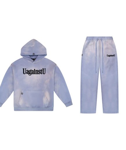 UagainstU Blue Fleece Set (Flocking Print Edition)