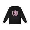UagainstU Jacquard Knitted Sweater - Black
