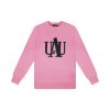 UagainstU Jacquard Knitted Sweater - Pink