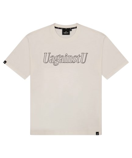 UagainstU Cream Bamboo Cotton T-Shirt – Be Obsessed Edition